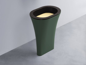 AMLA65-LV+AMPILO-CN+AMCOLO-MU Раковина Amedeo Ovale отдельностоящая cielo Enjoy + Amedeo