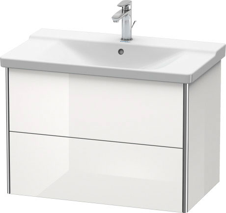 XS418103838 Тумбочка подвесная XSquare #XS4181 810 x 473 мм Доломитово-серый глянцевый лак Duravit - Вид №2