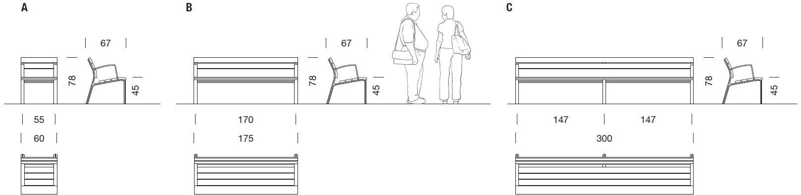 URBIDERMIS Скамья из дерева с подлокотниками со спинкой Neoromántico sun-id-1401626 - Вид №5