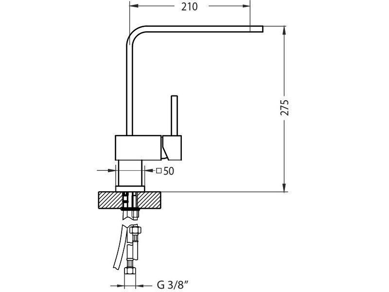 Смеситель кухонный  Alveus Laguna Monarch 1134829 - Вид №3