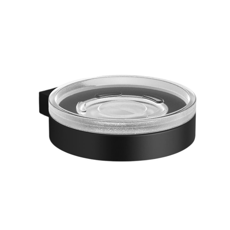 28015D-BP Мыльница подвесная цвет черный матовый LANGBERGER Accessories, BLACK EDITION