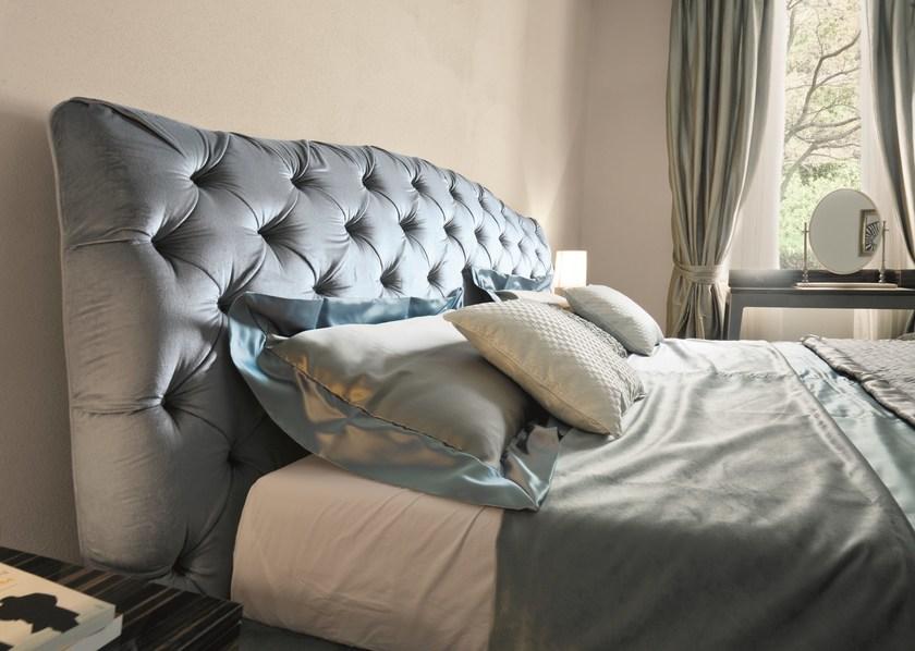 Longhi Двуспальная кровать из ткани с тафтинговым изголовьем Loveluxe 2014 – royal collection W 825 - Вид №2