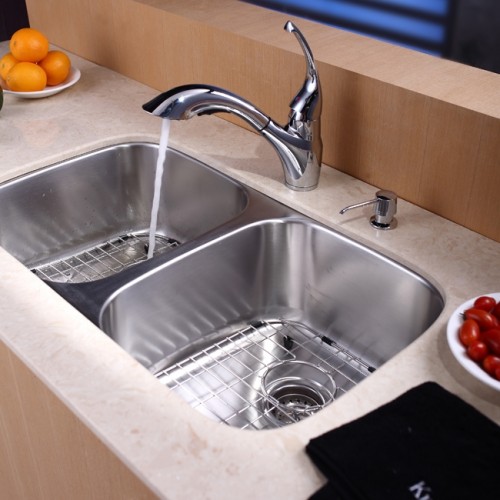 KBU22-KPF2210ORB-KSD30ORB Накладная раковина на столешницу  прямоугольная Krausru  - Вид №9