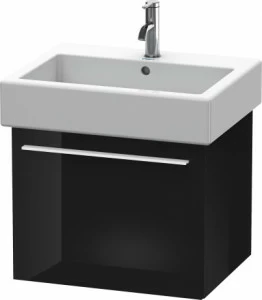 XL604404040 X-Large Тумбочка подвесная Черный глянцевый лак
