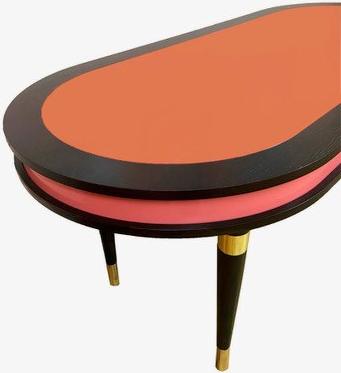 Moanne Овальный лакированный обеденный стол из массива дерева sun-id-1383195 - Вид №7