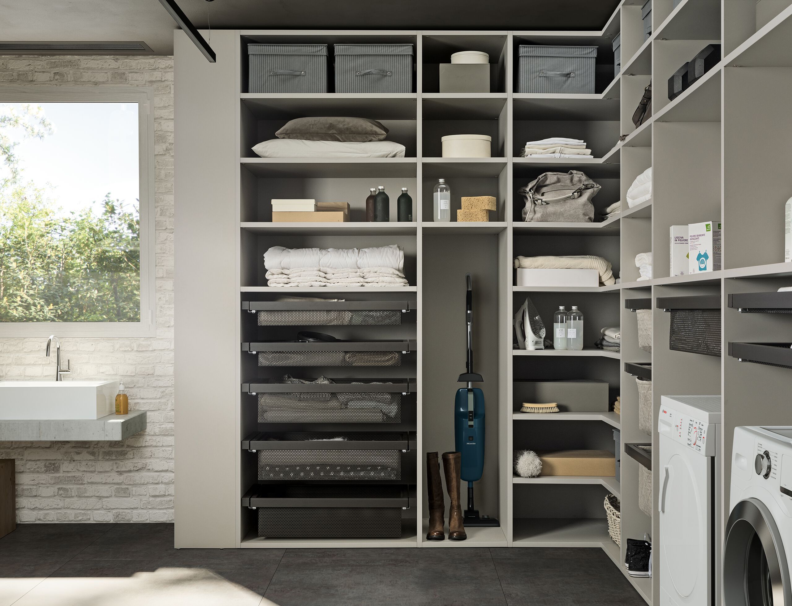 Открытый шкаф для белья Adok Интермеццо ARCH-00084786 - Вид №3