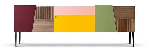 Devina Nais Тумба под ТВ с распашными дверцами и ящиками Zero.16 sun-id-1390582 - Вид №5