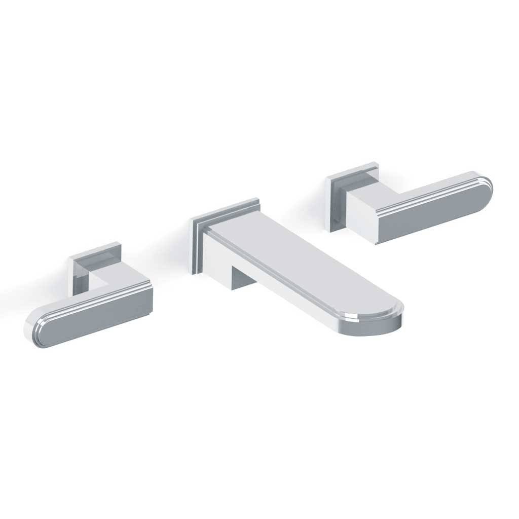 C01-1304 C01-1304 Настенный набор для раковины на 3 отверстия Трансатлантический Cristal & Bronze TRANSATLANTIQUE  - Вид №1