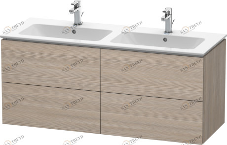 LC625903131 L-Cube Тумбочка подвесная Сосна серебристая, декор Duravit