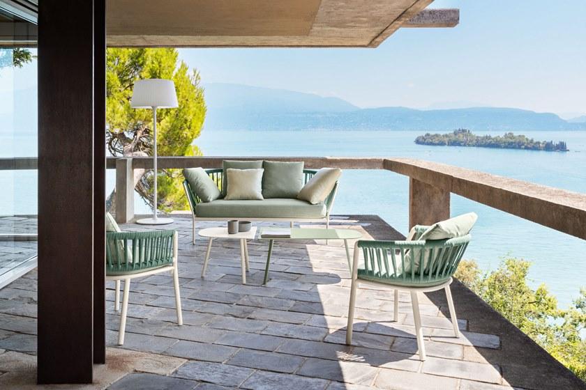 FAST 3-местный садовый диван из алюминия и ткани Ria 7613 - Вид №4