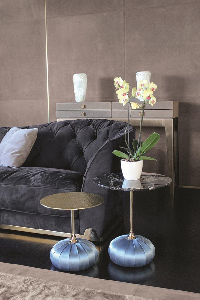 Longhi Круглый журнальный столик из мрамора Loveluxe 2014 – royal collection Y 718 - Вид №2