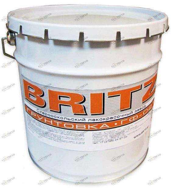 Грунтовка Britz ГФ-021 коричневый 20кг 6082
