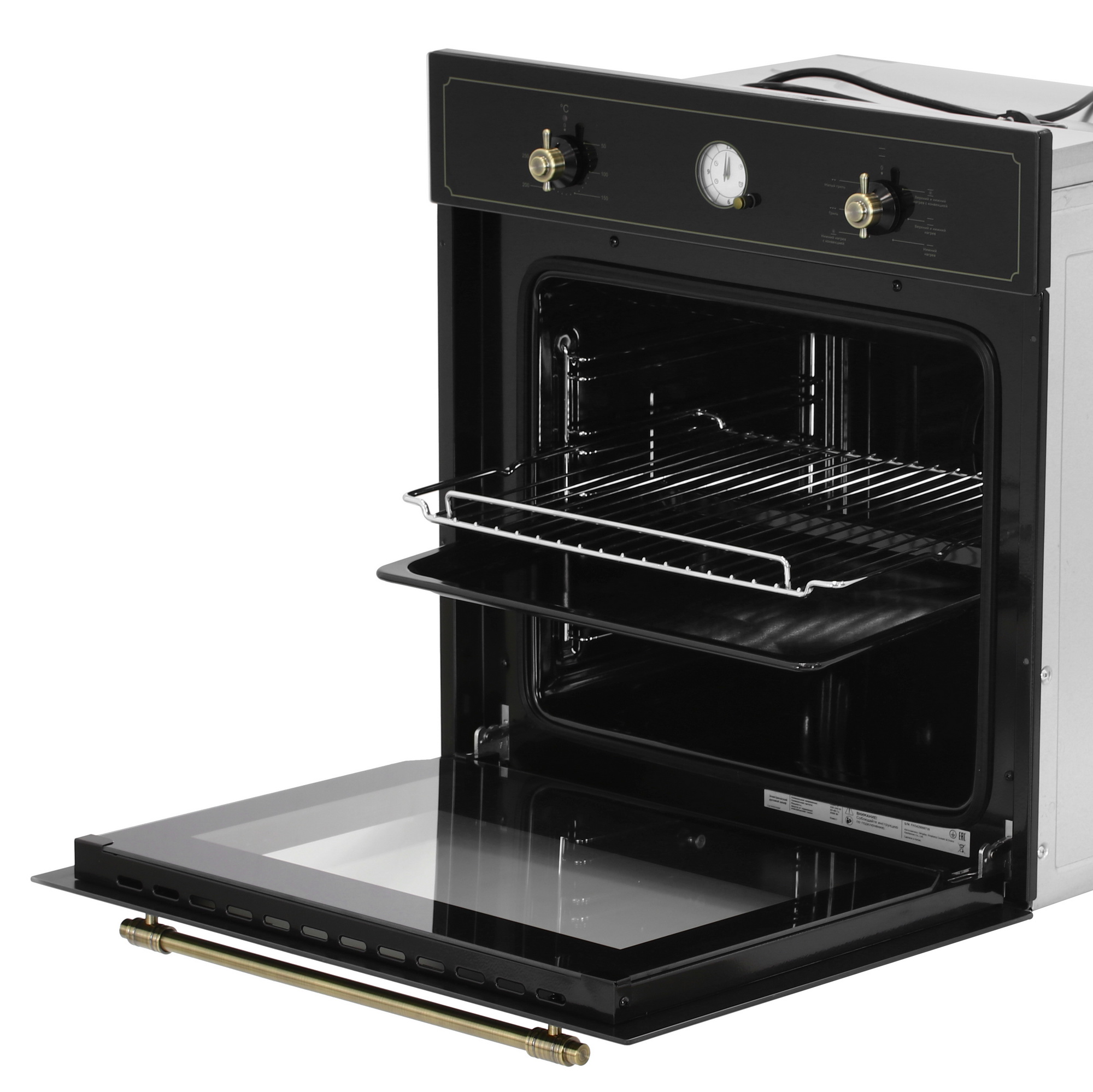 9134722 Электрический духовой шкаф DEXP Rustic 01 черный STDN-0116736 - Вид №6