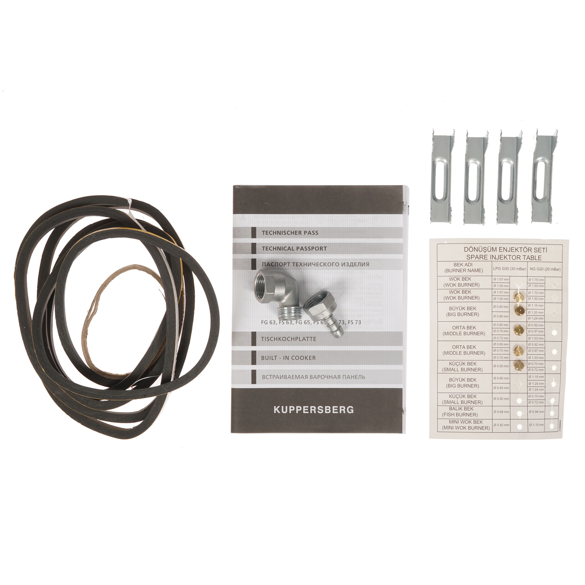 8198347 Газовая варочная поверхность Kuppersberg FS 73 X STDN-0049488 - Вид №5