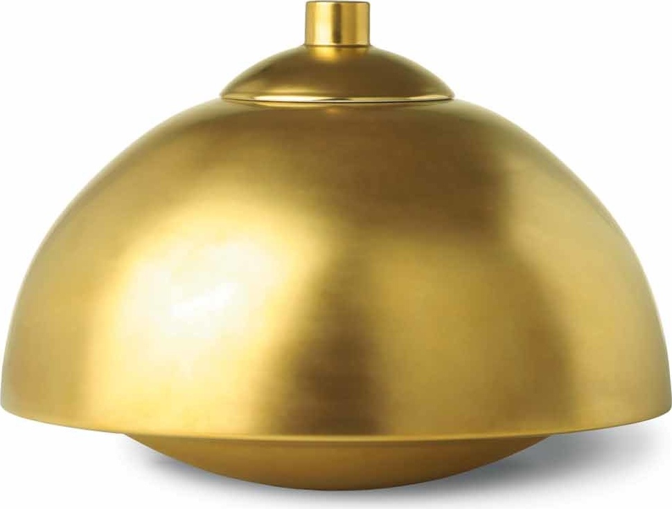 90738 Sieger by Furstenberg Ваза Sieger by Furstenberg "Искушение" 11см (лим.вып.250) (золотист.) Фарфор 