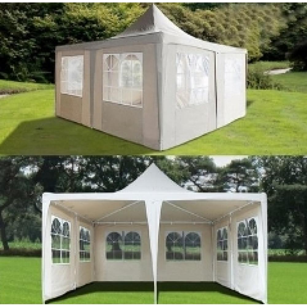 Шатер-павильон для кафе 5х5м белый AFINA  130467 Белый  - Вид №1