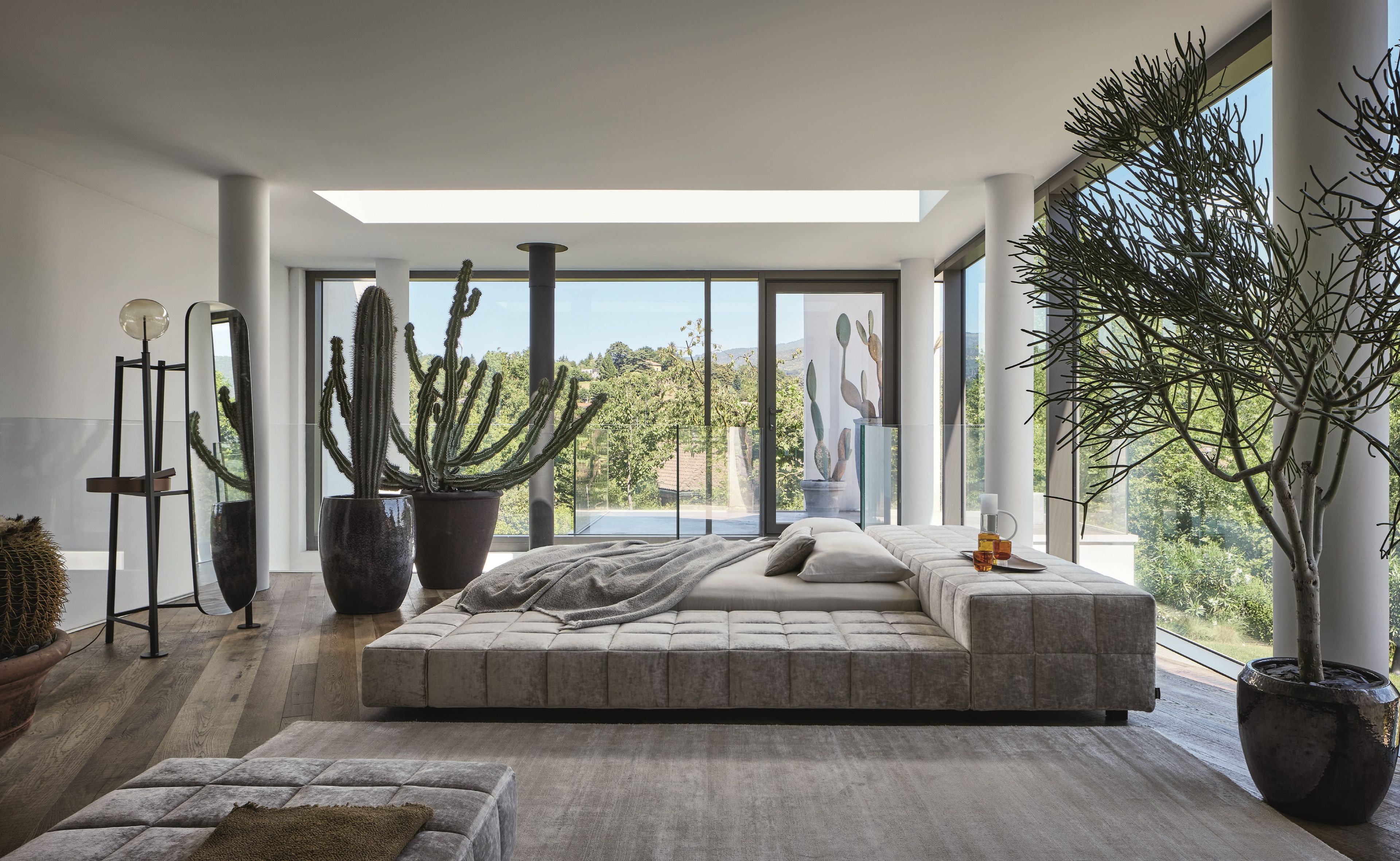 Съемная двуспальная кровать из ткани BONALDO Squaring ARCH-00035291 - Вид №9