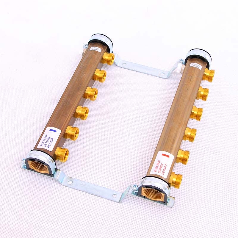 Нерегулируемая коллекторная группа HKV/A WATTS Ind 1"x3/4"ЕК 6 выходов 10004546 - Вид №1