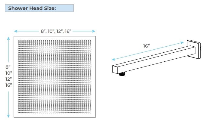 Встраиваемый термостатический набор для душа Fontana Showers FS3061UH ARCH-00007177 - Вид №6