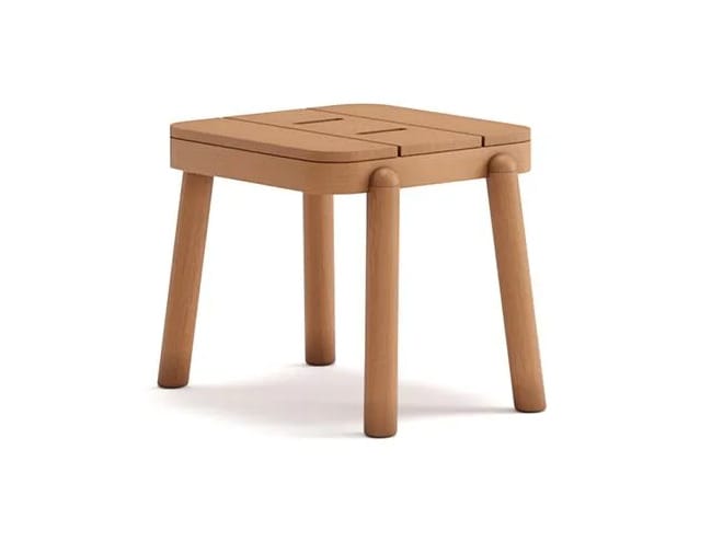 Низкий садовый стул из тикового дерева YAAZ Uz ARCH-00047060