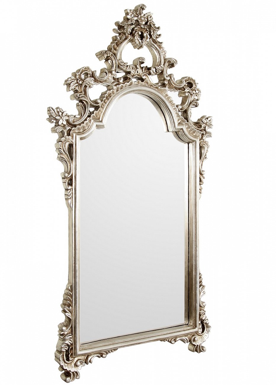 Зеркало-арка 123х65 см античное серебро Pretty Silver ART-ZERKALO ДИЗАЙНЕРСКИЕ 00-3884107 Зеркальный;серебро  - Вид №1
