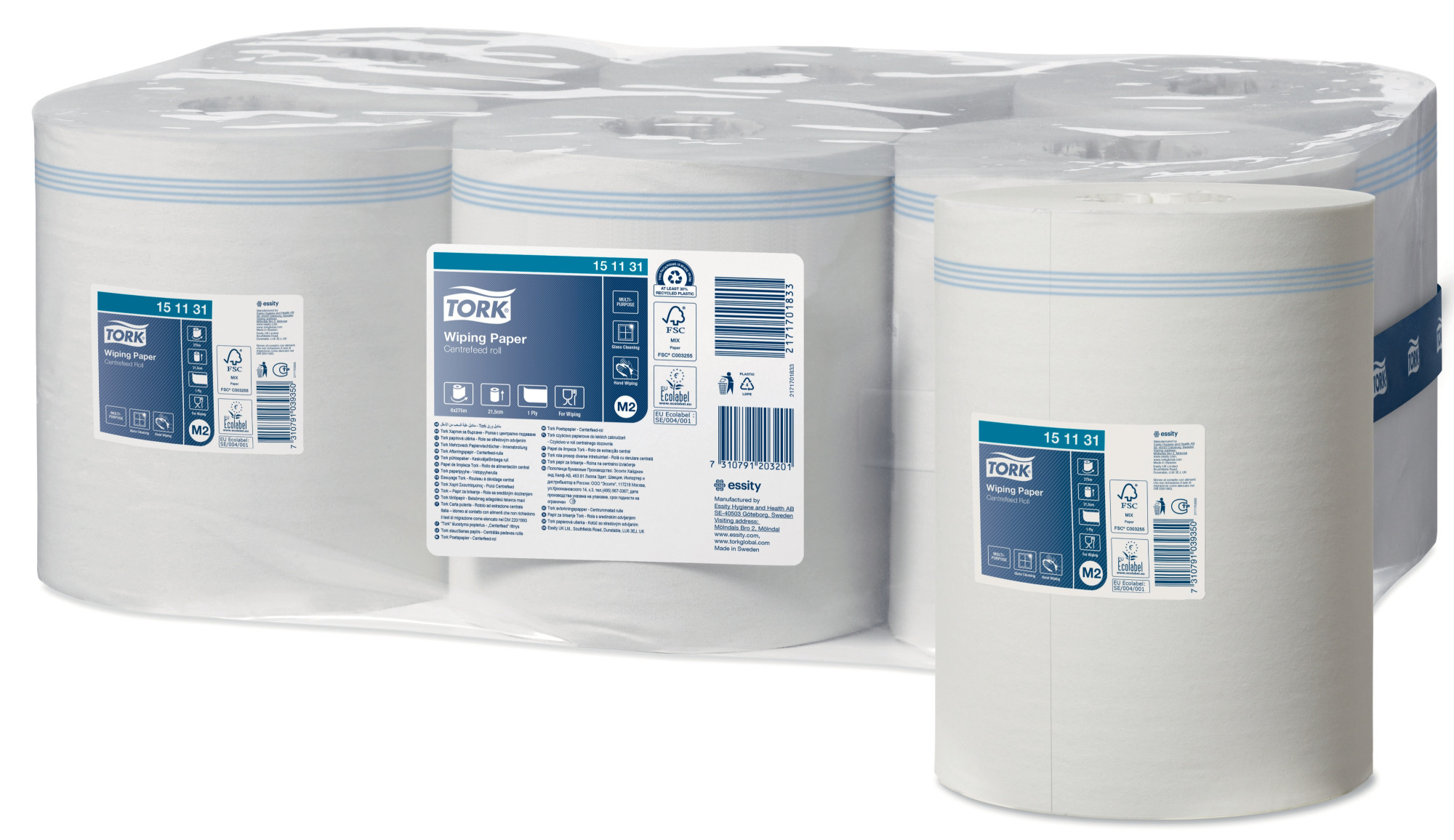 15113138 Бумажная салфетка для легких загрязнений Tork 