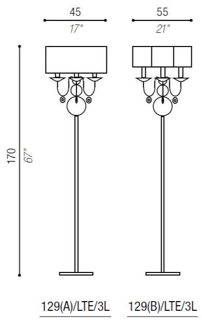 Aiardini Торшер с кристаллами Gabriel sun-id-1372950 - Вид №1