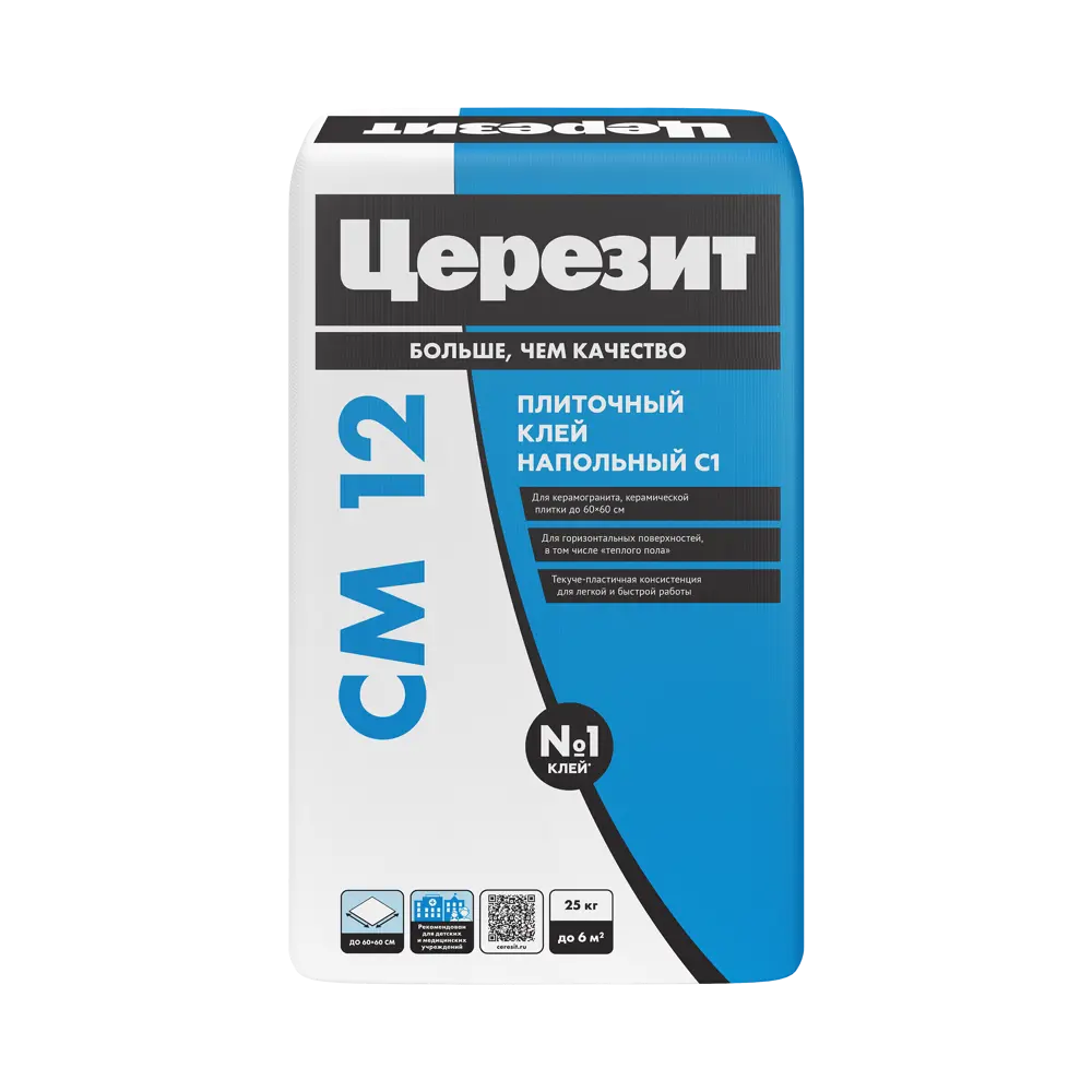 Клей для керамогранита крупного формата Церезит CM12 25 кг Cm 12 STLM-2168872