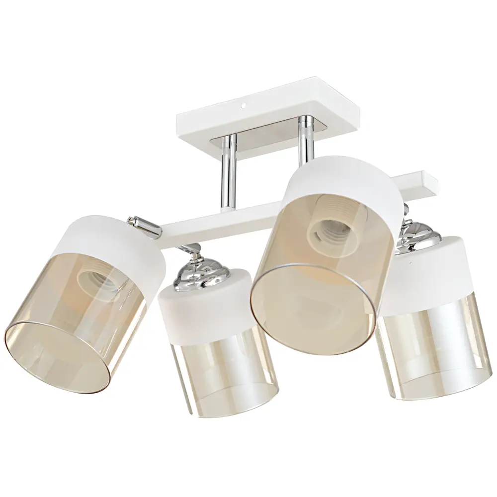 INSPIRE Amber — потолочная люстра с 4 стеклянными плафонами 85113377 STLM-0058954 - Вид №4