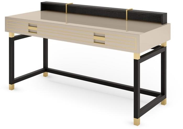 FRATO Прямоугольный письменный стол из массива дерева с ящиками Edinburgh Ffu120009aaf  - Вид №1