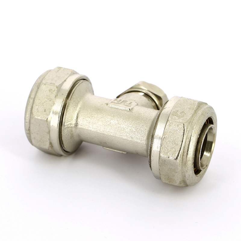 Тройник обжим никелированный TIEMME 32х20х32 1600062 - Вид №3