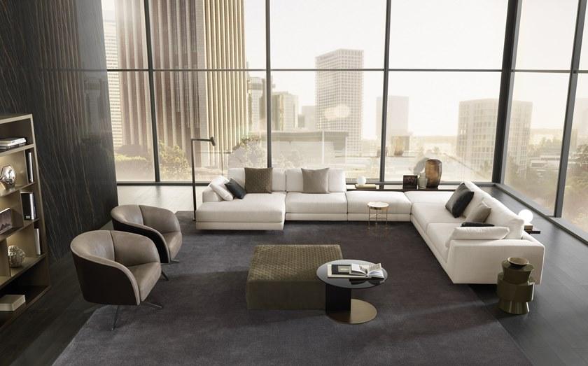 MisuraEmme Модульный угловой диван из ткани Misuraemme sun-id-1394480 - Вид №1