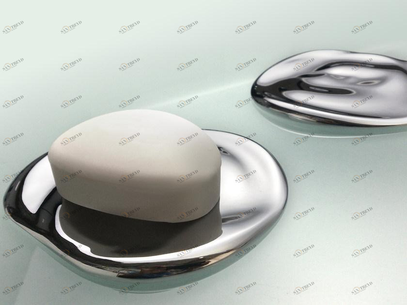 JUSTIME Мыльница на столешнице из хромированной латуни Ether 6781-20-80cp