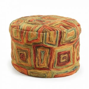 Пуф Tanna разноцветный BARCELONA DESIGN ДИЗАЙНЕРСКИЕ 151630 Разноцветный