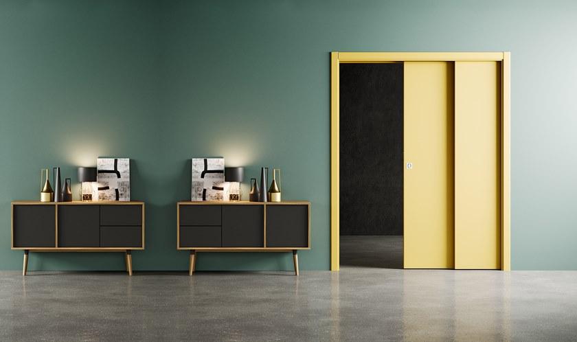 Ermetika Классическая раздвижная дверь - двери внахлест sun-id-1467187 - Вид №1