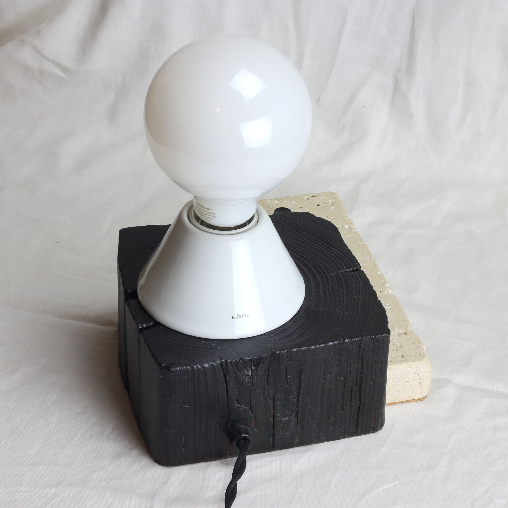 Деревянная настольная лампа LO Contemporary BLOCK ARCH-00107466 - Вид №2