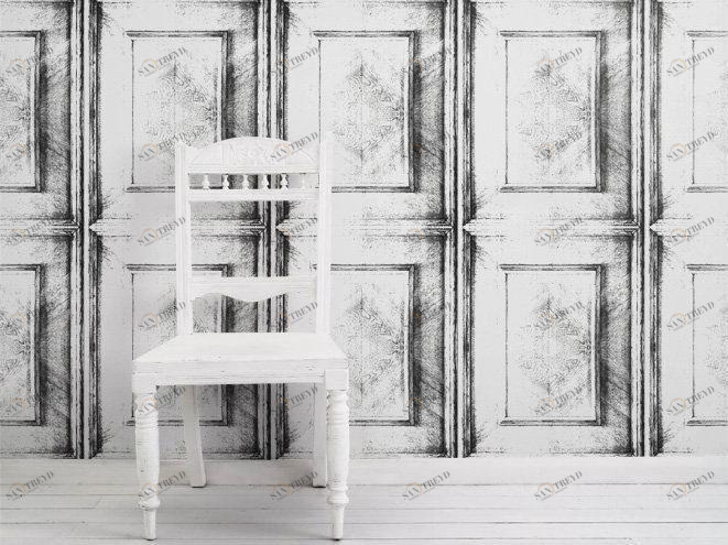 Mineheart Обои с виниловым рисунком Almost white Wal/071