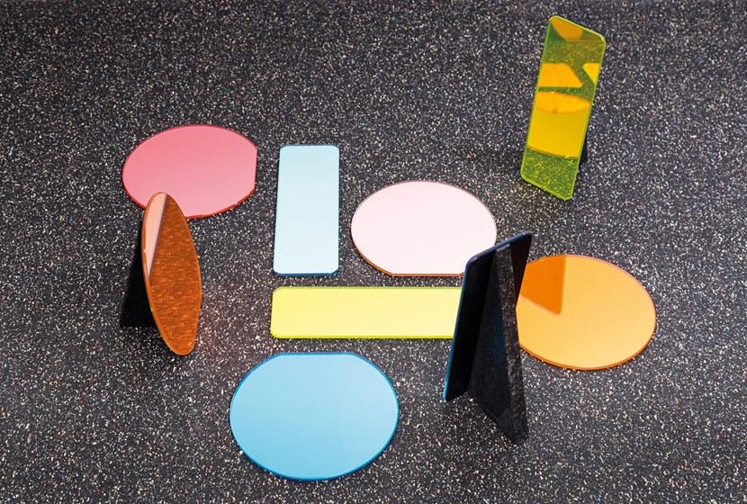 pulpo Прямоугольное настольное зеркало из цветного стекла sun-id-1415647 - Вид №1