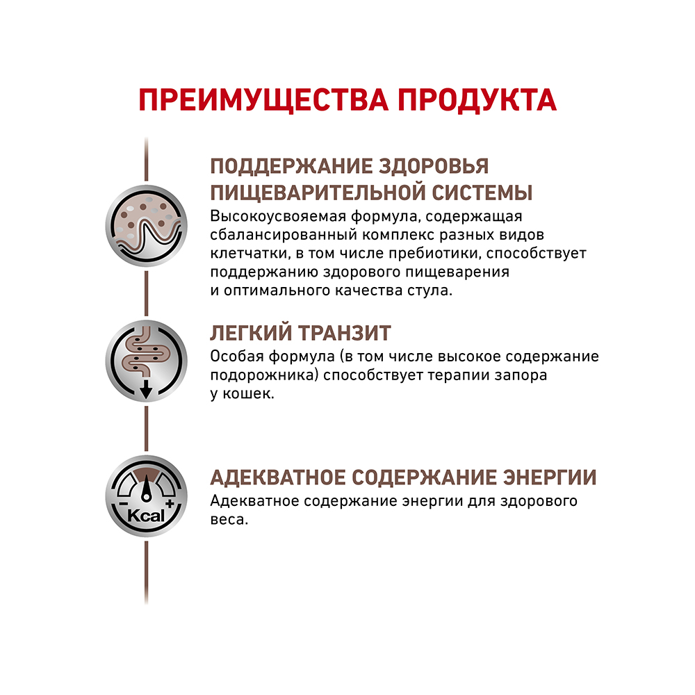 УТ0009092 Корм для кошек Vet Diet Fibre Response FR31 при нарушении пищеварения, птица сух. 400г ROYAL CANIN  - Вид №4