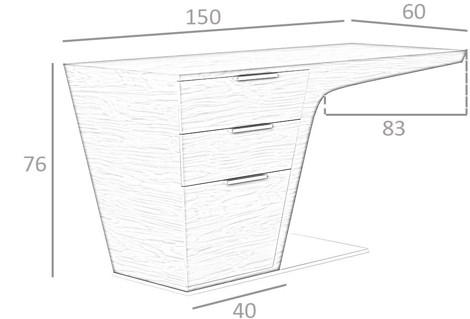Angel Cerdá Деревянный стол с ящиками Nature life 3012 Angel Cerda - Вид №5