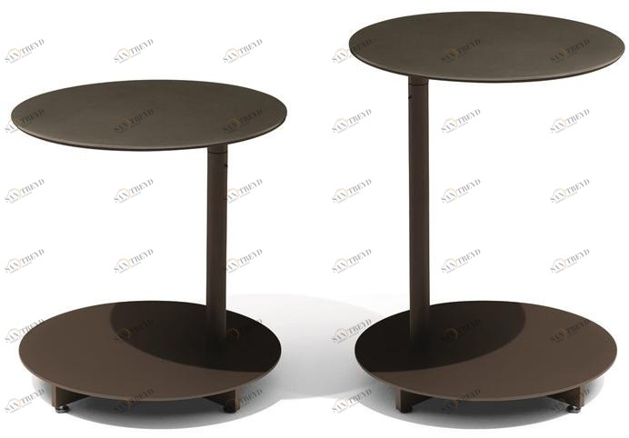 Giorgetti Садовый столик круглый из стали Apsara sun-id-1355093