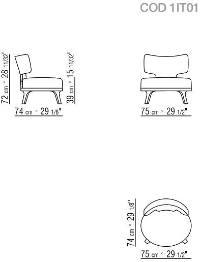 Flexform Кресло Drop sun-id-1358673 - Вид №1