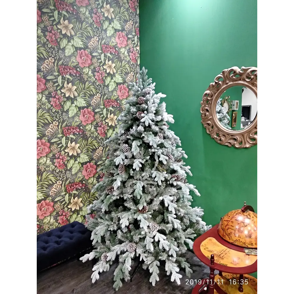 Ель новогодняя искусственная Crystal Queen заснеженная 210 см 89394094 STLM-2074546 BEATREES  - Вид №4