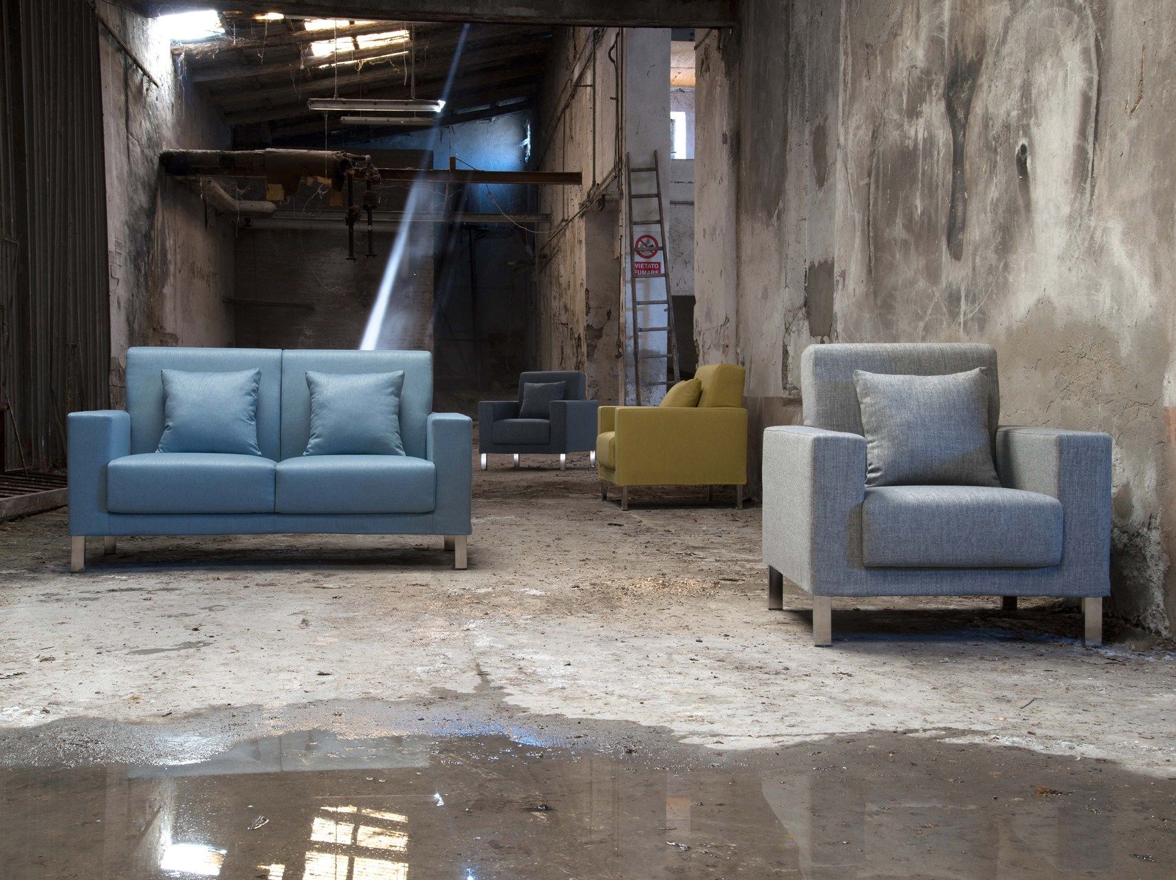 2-местный тканевый диван Domingo Salotti щенок ARCH-00008864 - Вид №1