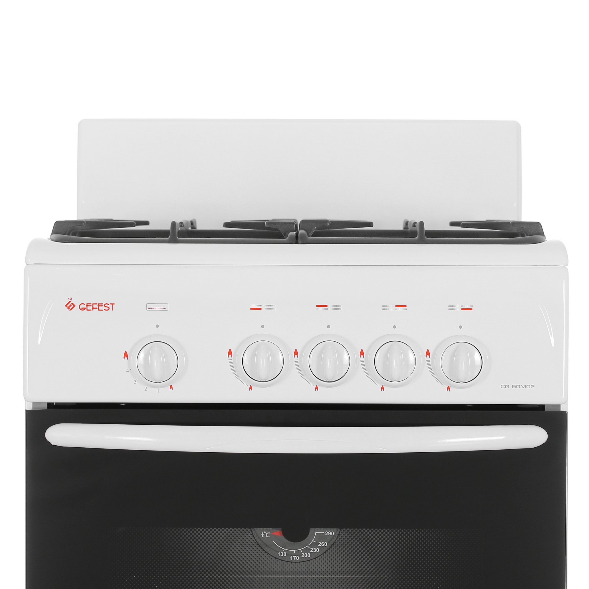 9915183 Газовая плита Gefest CG 50М02 К73 белый STDN-0058175 - Вид №3