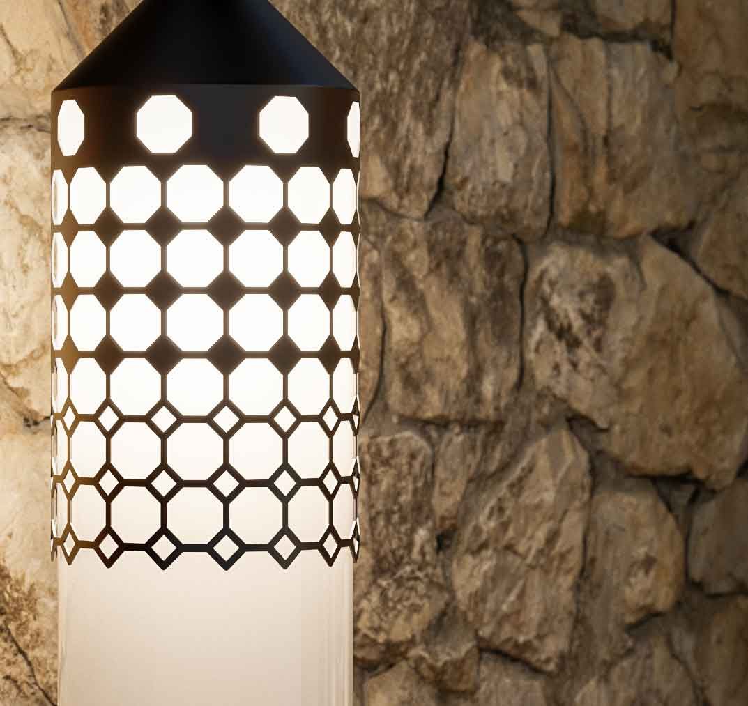 Светодиодный настенный светильник из железа и стекла Il Fanale La Spazio ARCH-00091688 - Вид №1