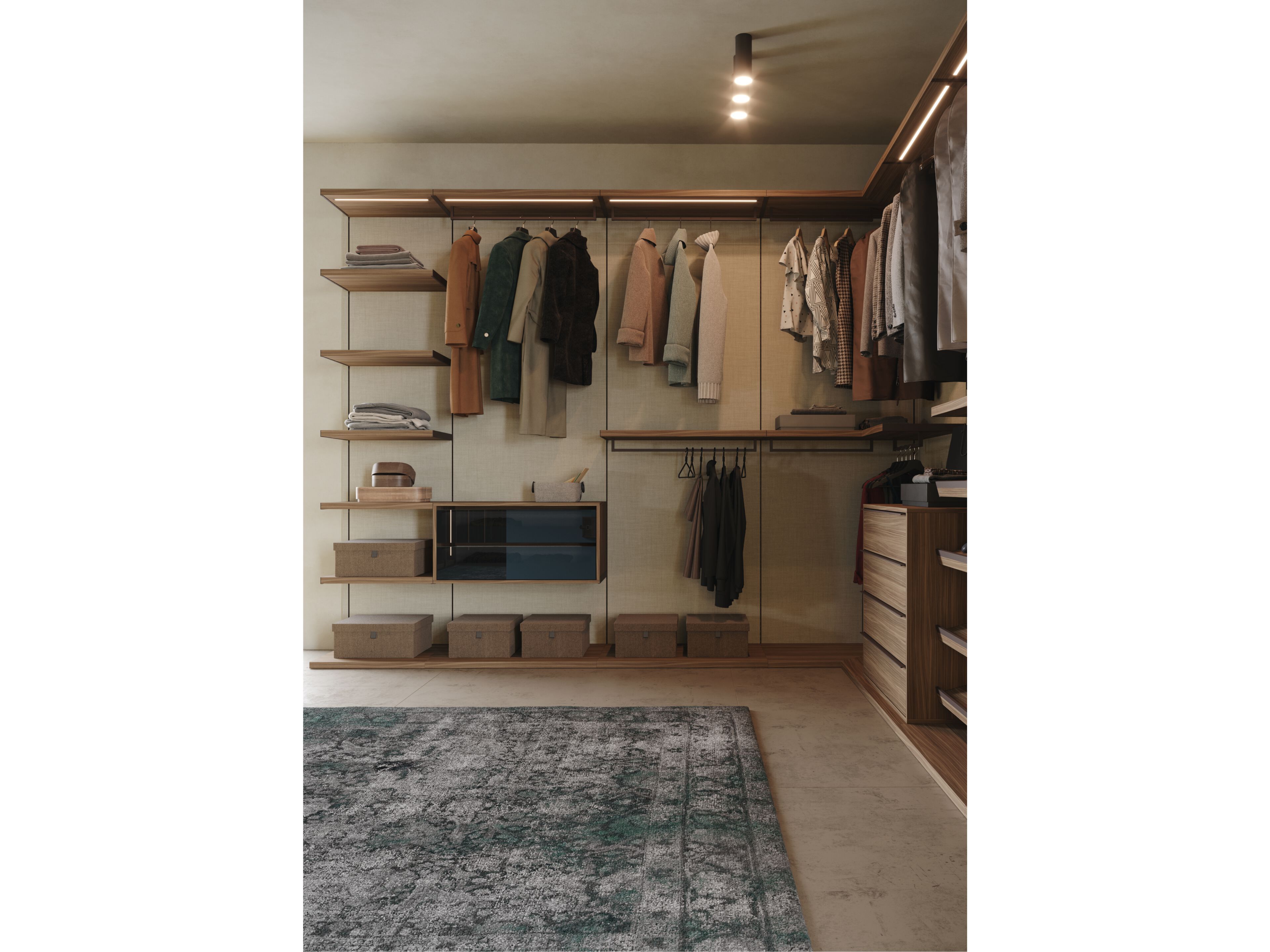 Гардеробная обшивка Giessegi богини красоты ARCH-00075378 - Вид №1