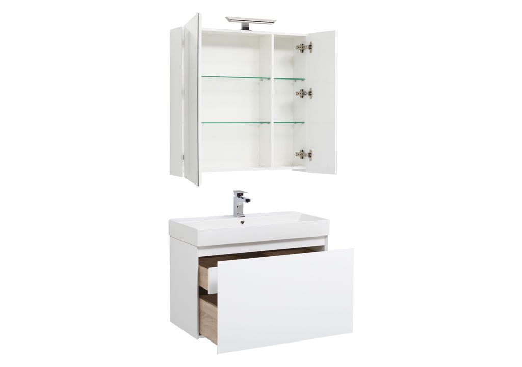 Мебель для ванной Aquanet Йорк 85 белый 00203644 - Вид №1