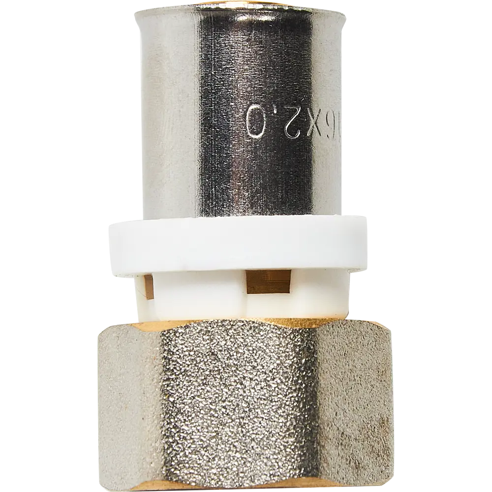 Муфта комбинированная Aquasfera 1/2"x16 мм ВР никелированная латунь 027-8788 STLM-2042712 - Вид №2