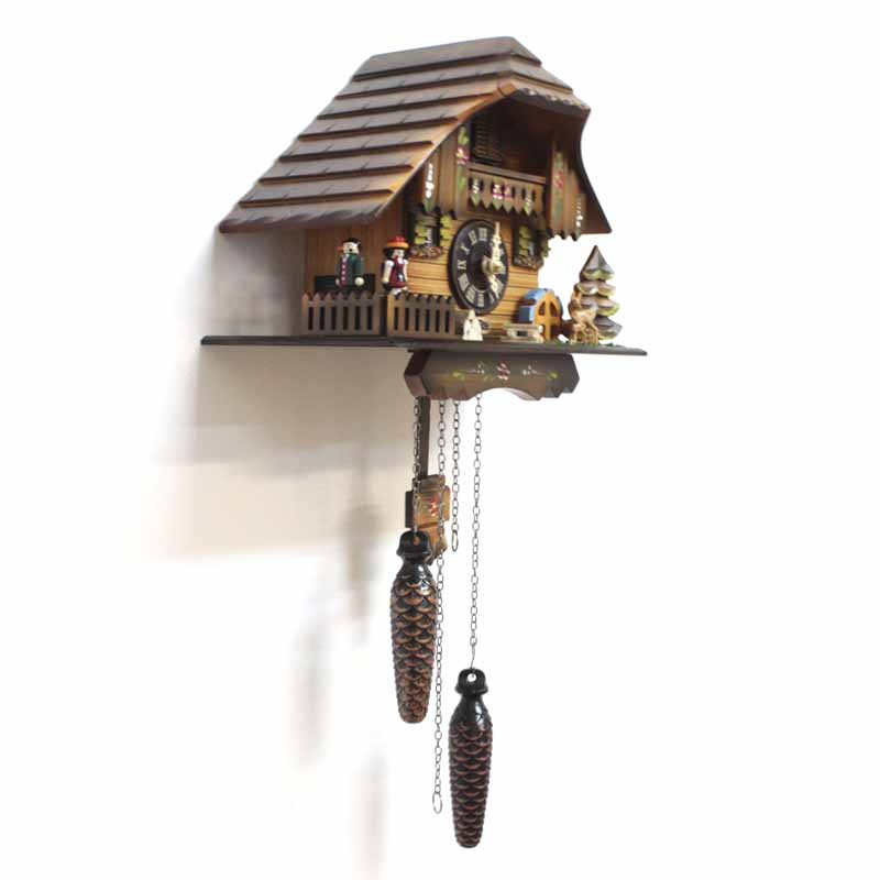 Часы настенные коричневые с кукушкой Sars 8M SARS ДИЗАЙНЕРСКИЕ 00-3967469 Коричневый  - Вид №1